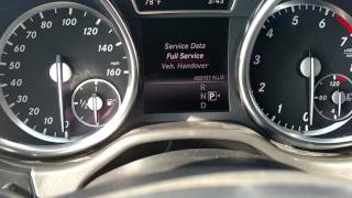 2015 Mercedes ML400 Service reset [upl. by Secor]