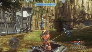 Halo 4  Blasting Flag Grabbers with a Lightrifle Gameplay Video [upl. by Wat]