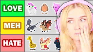 Ranking ALL Adopt Me Pets Roblox [upl. by Icnarf]