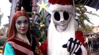 Meeting Sally and quotSandy Clawsquot Jack Skellington Disneyland Paris [upl. by Manaker364]