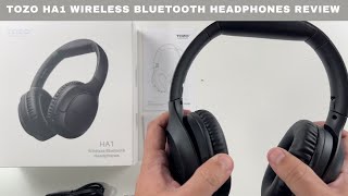 TOZO HA1 Wireless Bluetooth Headphones Review [upl. by Bran]