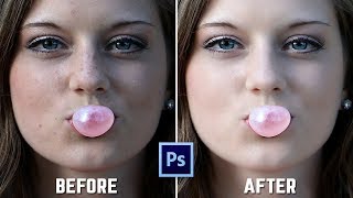 Cara mudah menghaluskan amp mencerahkan kulit  PHOTOSHOP TUTORIAL [upl. by Ahseyn]