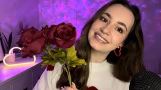 ASMR  Valentines Day Themed Triggers 🌹 [upl. by Aicenev]