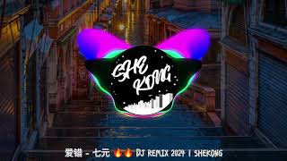 爱错  七元 🔥🔥 DJ REMIX 2024  SHEKONG [upl. by Berta]