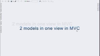 2 Model in 1 View in MVC 4 [upl. by Eseerehc384]