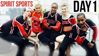 CHEER COMPETITION VLOG Spirit Sports Day 1 [upl. by Jean]