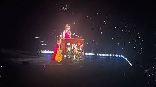 Taylor Swift  “loml” Live Debut  The Eras Tour Paris N1 Surprise Song Piano [upl. by Enillebyam]