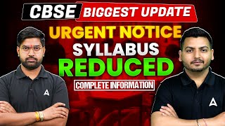 🔴 CBSE Board Exam 2025 Major Changes Announced😲 CBSE Class 10 amp Class 12 Syllabus Reduced [upl. by Tevlev258]