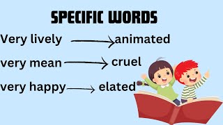 Specific English words  vocabulary building  Learn English words for kids  kids Leap Island [upl. by Elyse262]