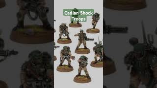 Cadian Shock Troops 10th edition 40K warhammer40k [upl. by Iolanthe]