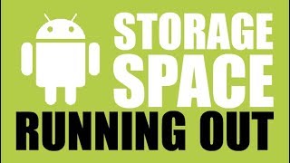 Storage Space Running Out Android SOLVED [upl. by Atreb]