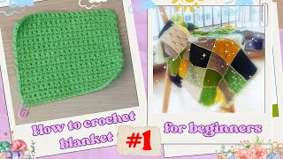 How To Crochet Blanket For Beginners  Part 1 1 crochet crochetblanket [upl. by Dranal261]