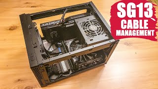 Optimize cable management in SG13 Silverstone MITX case Part 4 [upl. by Naitsirhk]