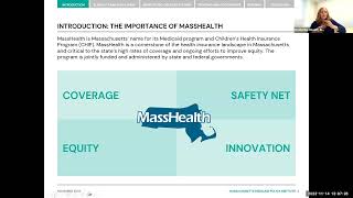 MassHealth The Basics 2023 Webinar [upl. by Aynna]