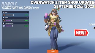 NEW MEI SKIN amp ANNIVERSARY SHOP Overwatch 2 Item Shop Update September 21st 2023 [upl. by Matty]