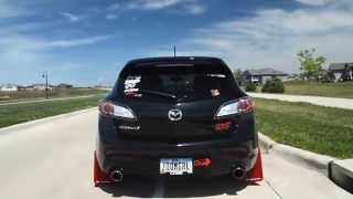 Mazdaspeed 3 Magnaflow Exhaust and Launch [upl. by Notnyw]