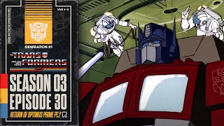 Return of Optimus Prime Part 2  Transformers Generation 1  Season 3  E30  Hasbro Pulse [upl. by Nahtaneoj]