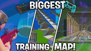 BIGGEST Training Map v2 Aim Edits Builds Fortnite Creative [upl. by Nive]