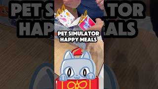 Pet Simulator Happy Meals roblox McDonalds BuildIntoGames petsimulator mcdonalds [upl. by Eladnar]