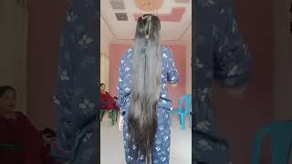 Long hair girl 🤯Long hair loves women hair hairstyle haircare shorts youtubeshorts viralshorts [upl. by Erdnad]