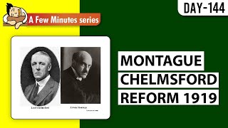 Dyarchy Introduction in India Montague Chelmsford Reform of 1919 [upl. by Aala]