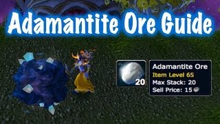 Adamantite amp Eternium Ore Farm Guide World of Warcraft [upl. by Eikceb]