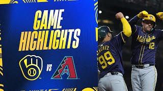 Brewers vs Dbacks Game Highlights 91324  MLB Highlights [upl. by Aseek587]