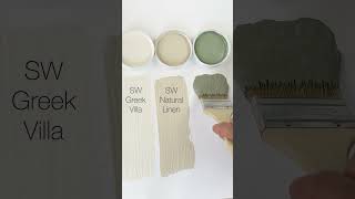 Amazing Paint Color Combo Part 11 SW Greek Villa SW Natural Linen and SW Evergreen Fog [upl. by Ayotol74]