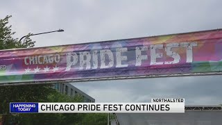 Chicago Pride Fest continues Sunday in Northalsted [upl. by Eiclehc]