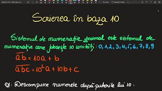 Scrierea in baza 10 Clasa a 5 a Teorie si Exercitii Invata Matematica Usor  Meditatii Online [upl. by Tomkin364]