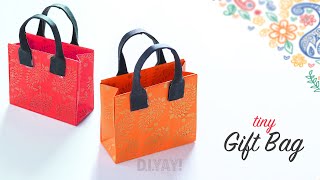 DIY Mini Gift Bag  Paper Gift Bag  Gift Ideas [upl. by Undry]