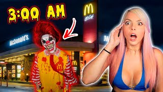 PASÉ UNA NOCHE EN UN MCDONALDS😰🤡🍟​  Jenny Devil😈 [upl. by Hogen]