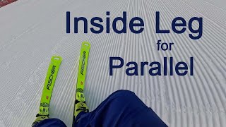 Inside leg activity for parallel turns [upl. by Ettennil]