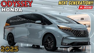 New Design 2025 HONDA ODYSSEY Revealed Stunning Upgrades [upl. by Cacia]