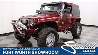 2004 Jeep Wrangler Rubicon Turbo for sale  5111 DFW [upl. by Aloivaf]