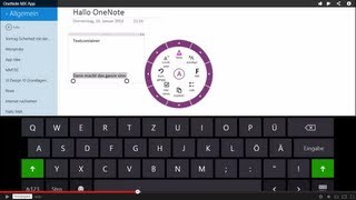 OneNote MX App für Windows 8 [upl. by Steere711]