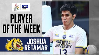 JOSHUA RETAMAR  PLAYER OF THE WEEK  UAAP SEASON 86 MENS VOLLEYBALL  HIGHLIGHTS [upl. by Fernandes]