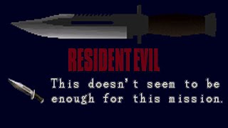 Resident Evil  GOG Version  Chris Scenario  Knife Only Run Part 2 [upl. by Kaylil]