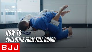 BJJ  How To Guillotine From Full Guard [upl. by Redna]