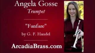 Fanfare by G F Handel  Trumpet Solo [upl. by Adnarram297]