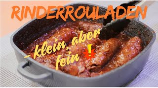 Kleine Rinderrouladen nach Omas Rezept Small Beef Roulades – Traditional Grandma’s Recipe [upl. by Soloman]