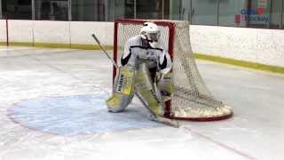 Ice Hockey Goalie Drill Walking Down the Wing [upl. by Batory]