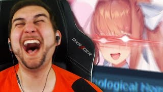 I THOUGHT WE WERE DONE WITH MONIKA  Kaggy Reacts to Doki Doki Literature Club on Crack [upl. by Calhoun]