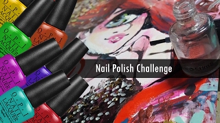 Painting With Nail Polish Challenge [upl. by Aniat]