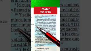 lecturabíblica videoscristianos versiculodeldia fe Mateo 22814 [upl. by Harcourt]