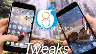 Top 10 Best Cydia Tweaks iOS 8 Jailbreak iOS 81 Pangu Cool Tweak List iPhone 6 Plus6 amp iPad Air 2 [upl. by Ominoreg]