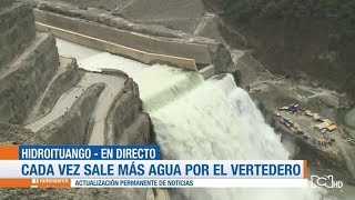 Lentamente aumenta el nivel del Cauca aguas abajo de Hidroituango [upl. by Nylissej]