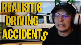 BeamNG Drive Realistic Crashes Reaction [upl. by Llenhoj]