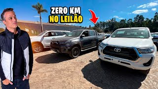 PICAPES e SUV ZERO KM no LEILÃO [upl. by Lledniuq]