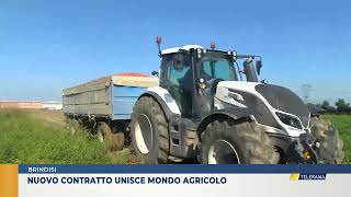 Nuovo contratto unisce il mondo agricolo [upl. by Artnoed60]